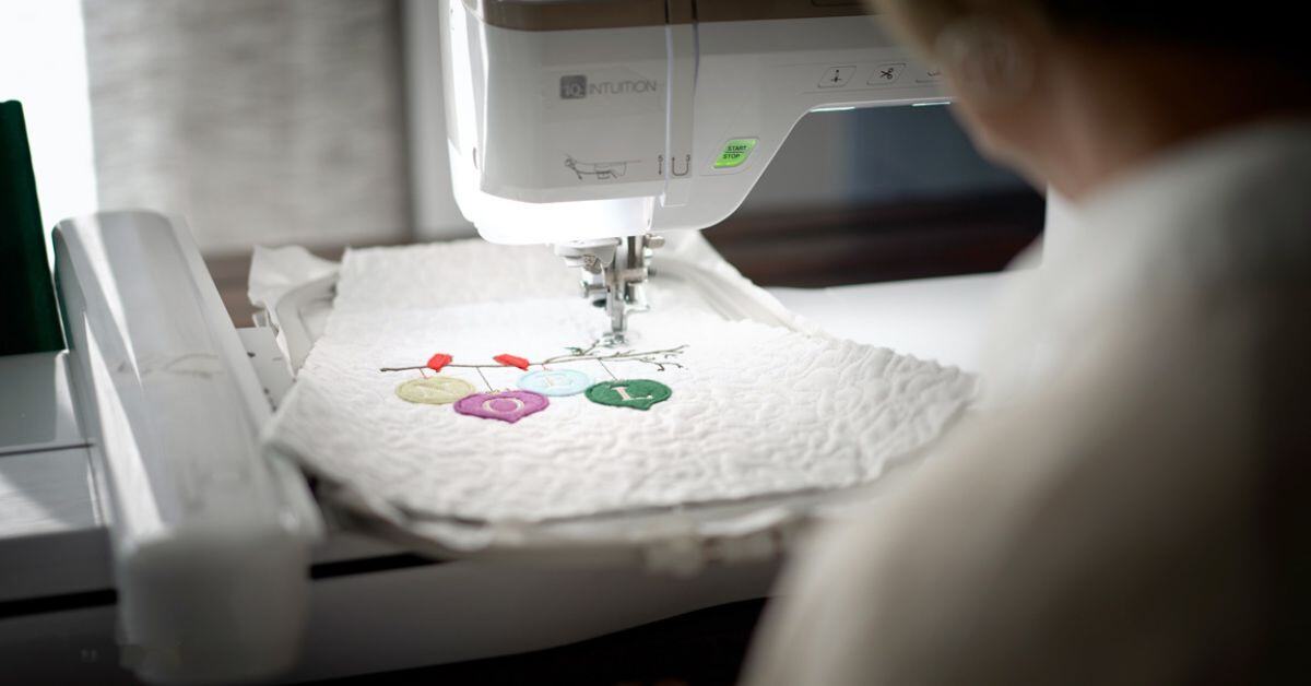 A DIY Guide to Machine Embroidered Christmas Decor