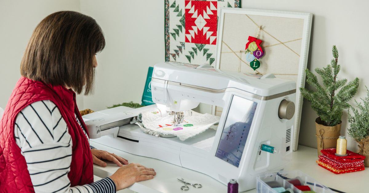 A DIY Guide to Machine Embroidered Christmas Decor